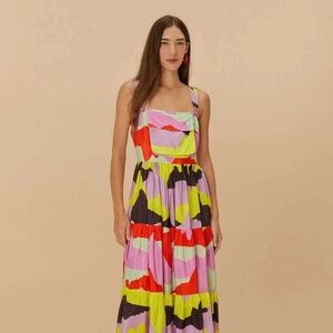 BNWT Farm Rio Two Brothers sleeveless maxi dress XXS